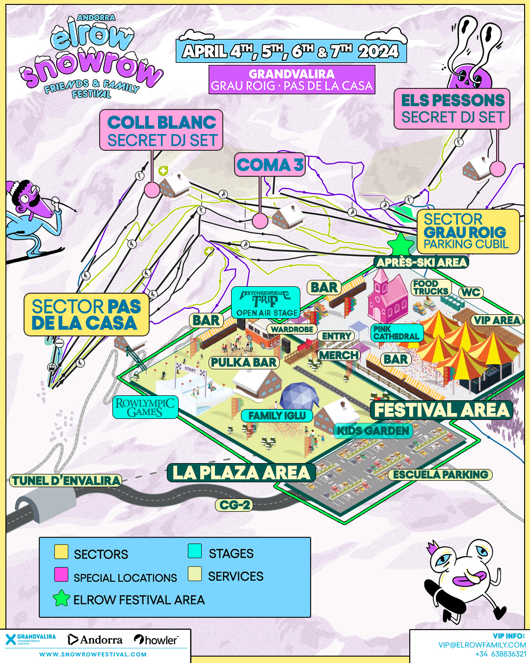 Map of El Row